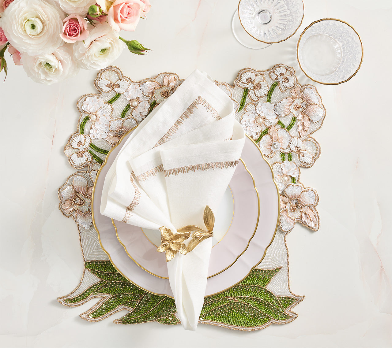 Orchid Napkin Ring