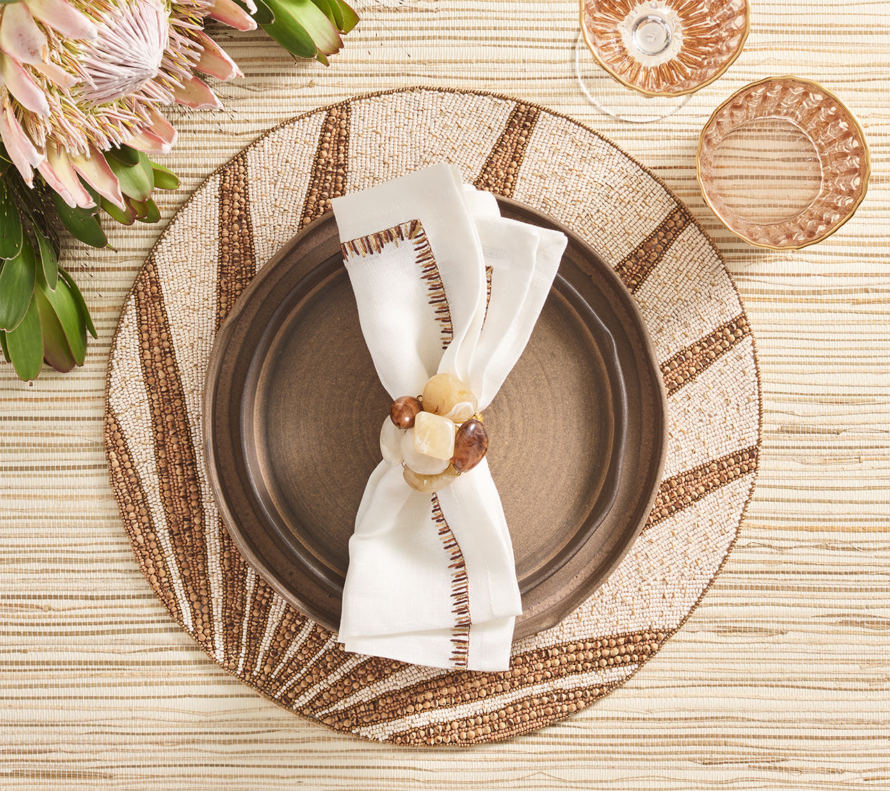 Sea Stone Napkin Ring