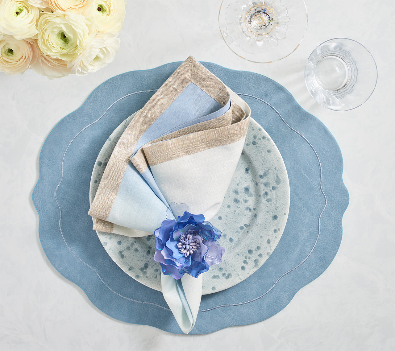Gardenia Napkin Ring
