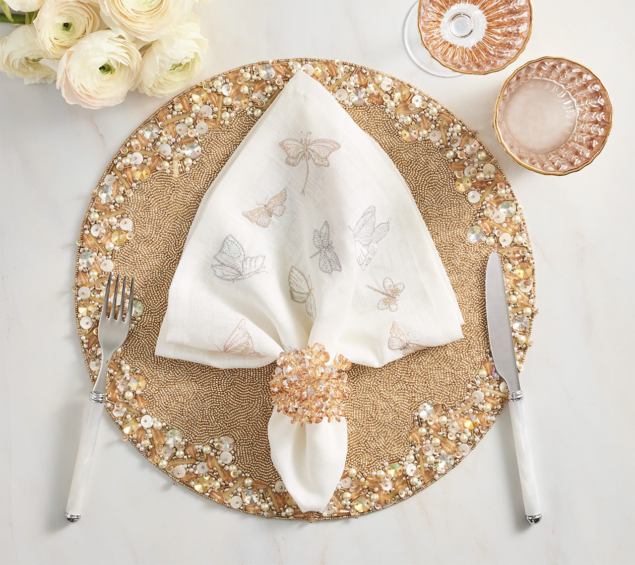 Monarch Garden Napkin