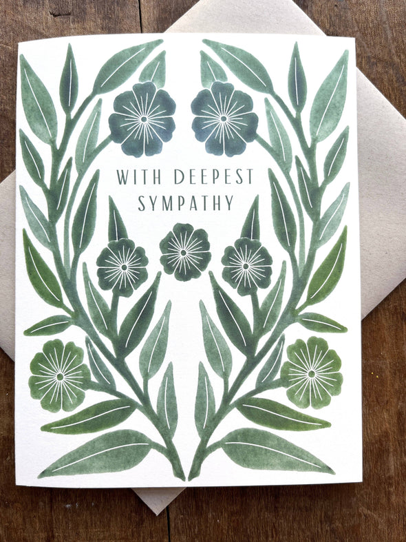 With Deepest Sympathy Greeting Card