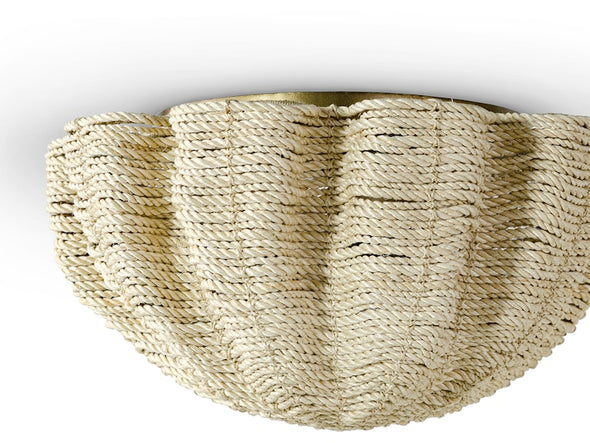 Scallop Flushmount
