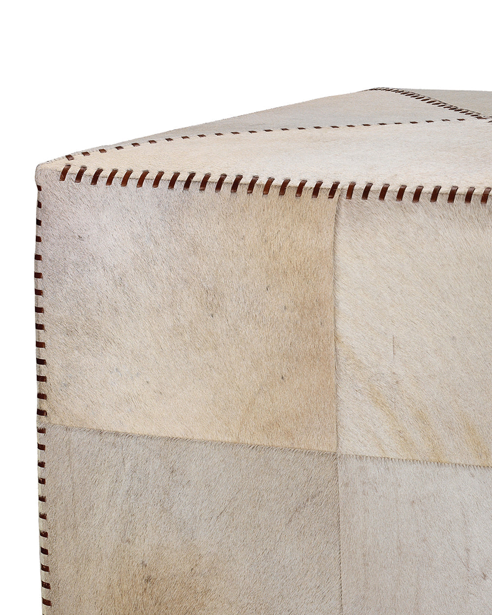 White Hyde Ottoman