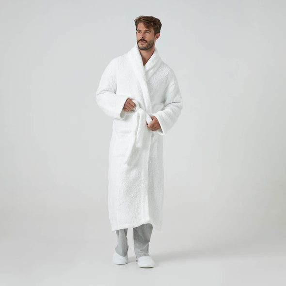 Shawl Collar Chenilla Robe