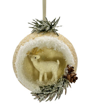 Peek-A-Boo Deer Ornament