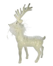 Blitzen With Ostrich Boa White