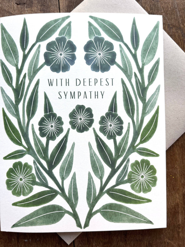 With Deepest Sympathy Greeting Card