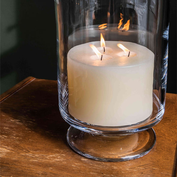 Simon Pearce Three Wick Pillar Candles