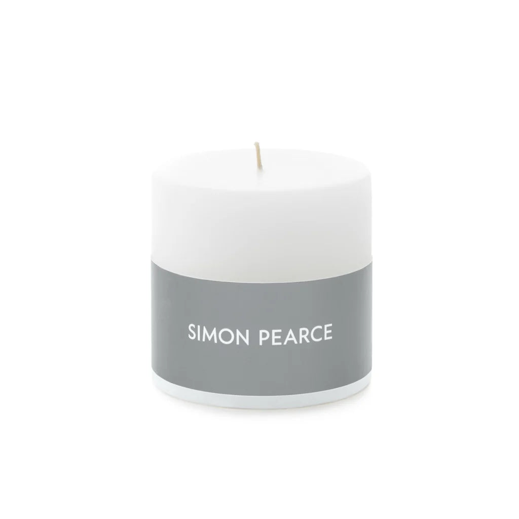 White Pillar Candle