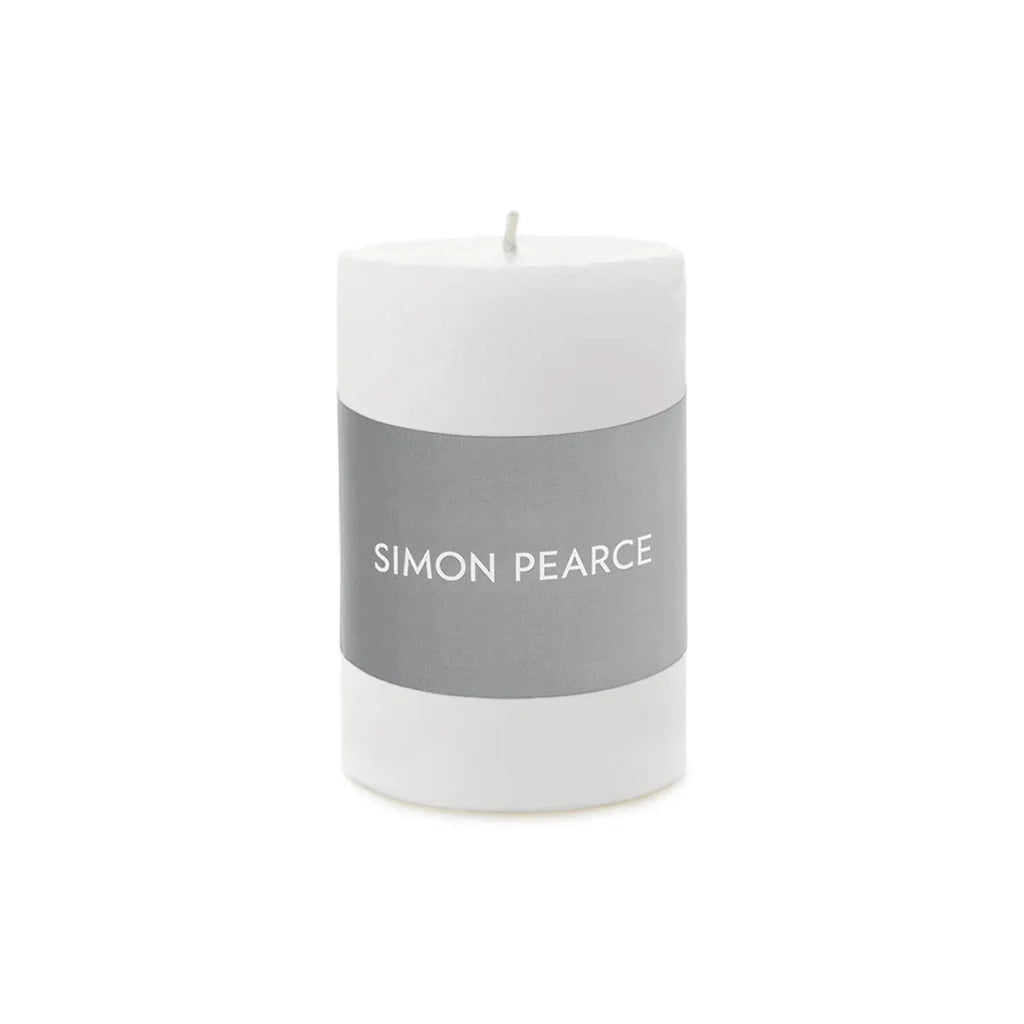 White Pillar Candle