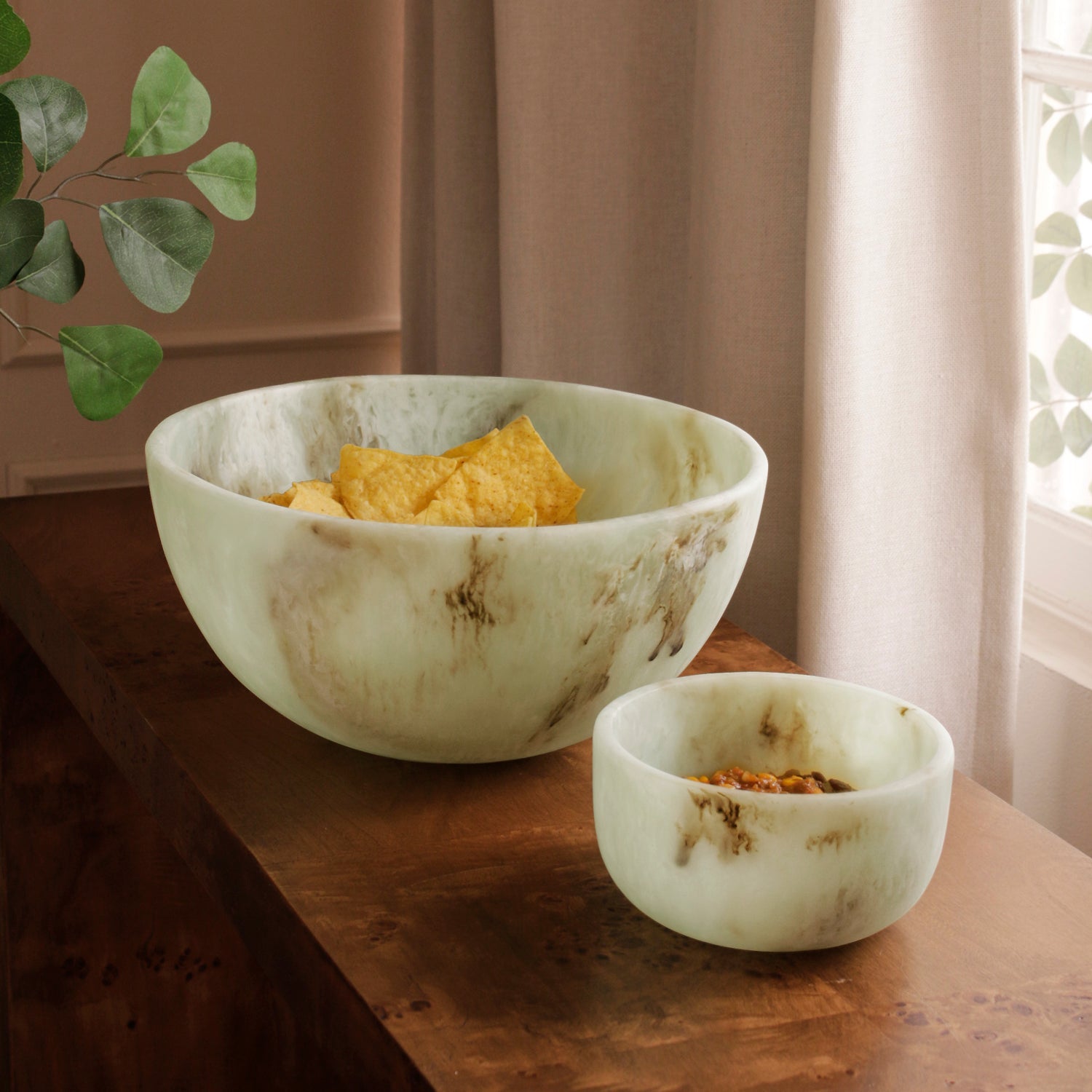 Giada Large Bowl Jade Swirl