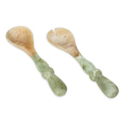 Giada Salad Servers Jade Swirl