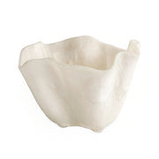 Alabaster Ice Bucket White Swirl
