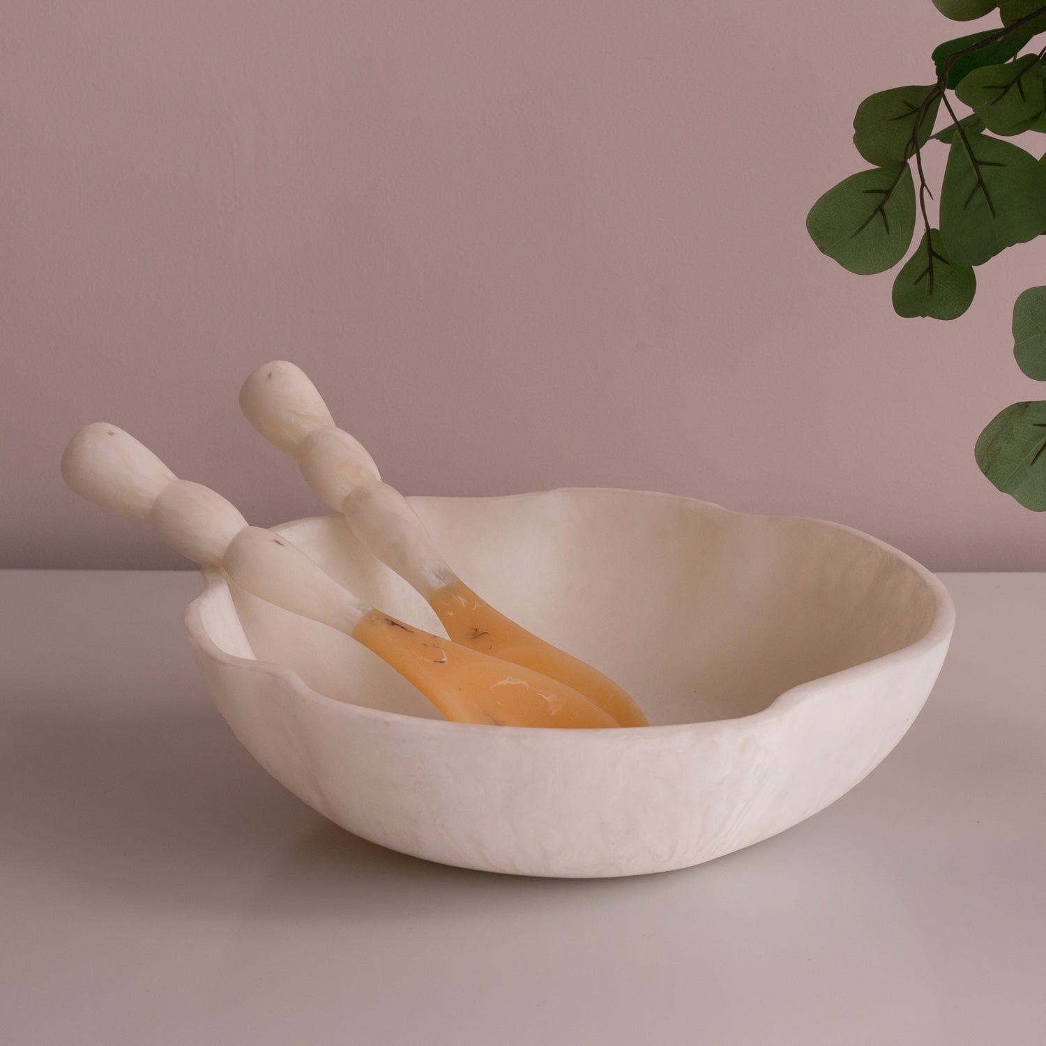 Sorbet Salad Servers Coconut