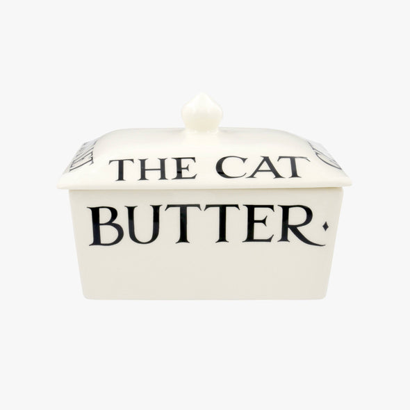 Black Toast Half a Pound Butter Dish Tabletop Emma Bridgewater   