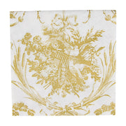 Romantic Toile Gold Napkins
