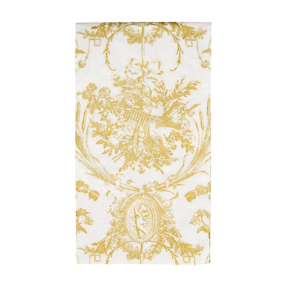 Romantic Toile Gold Napkins