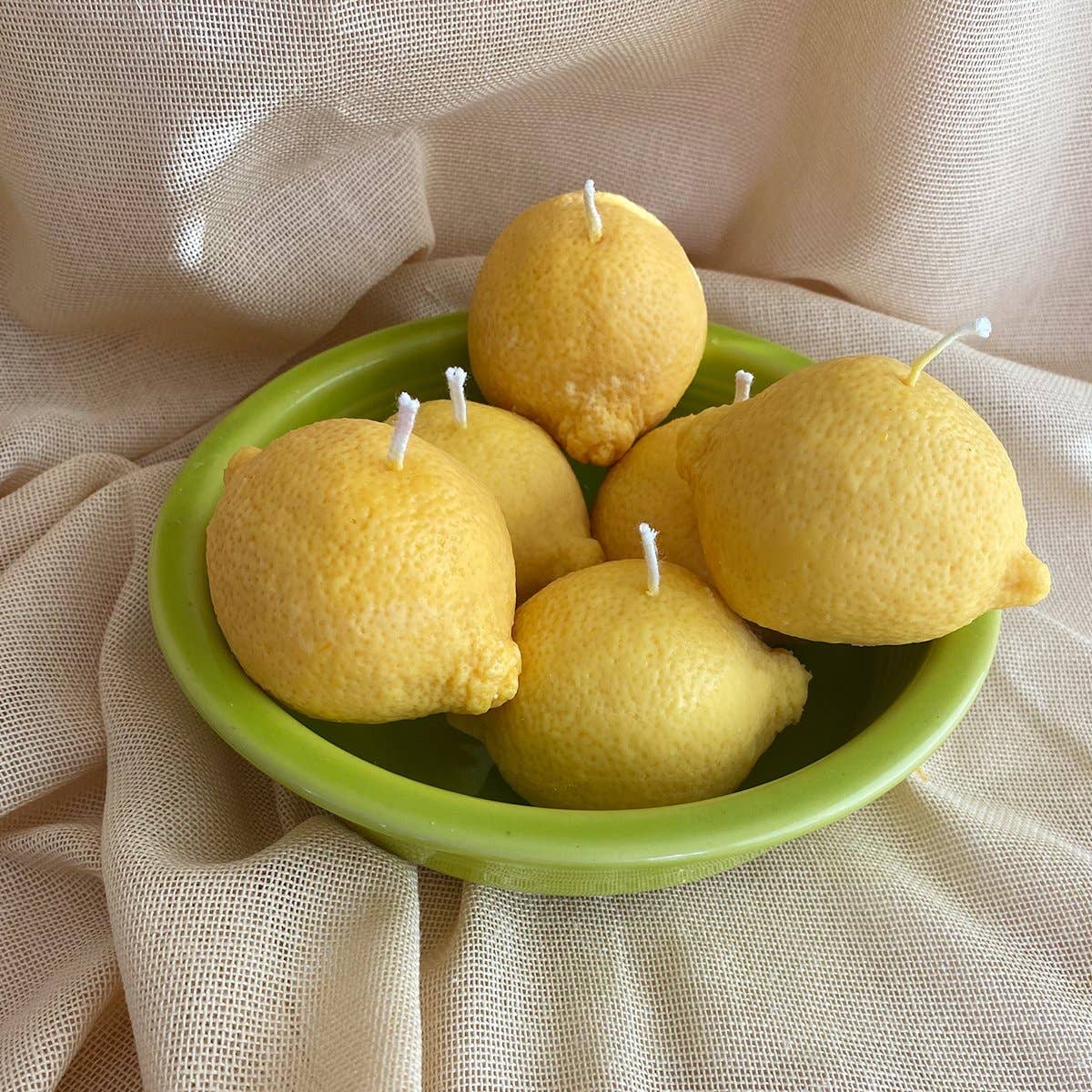 Lemon Candles - 6 Pack