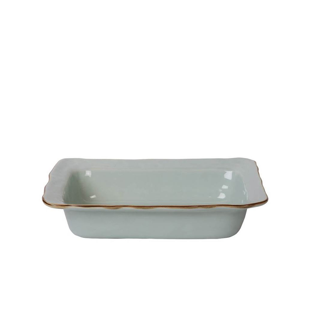 Cantaria Small Rectangular Baker Tabletop Skyros Sheer Blue  
