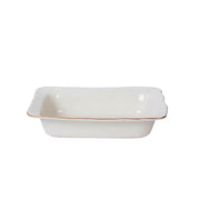 Cantaria Small Rectangular Baker Tabletop Skyros White  