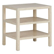 Chevron Inlay Side Table