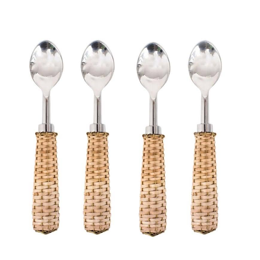 Basketweave Condiment Spoons