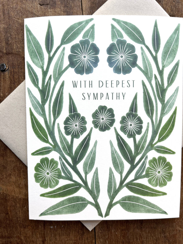 With Deepest Sympathy Greeting Card