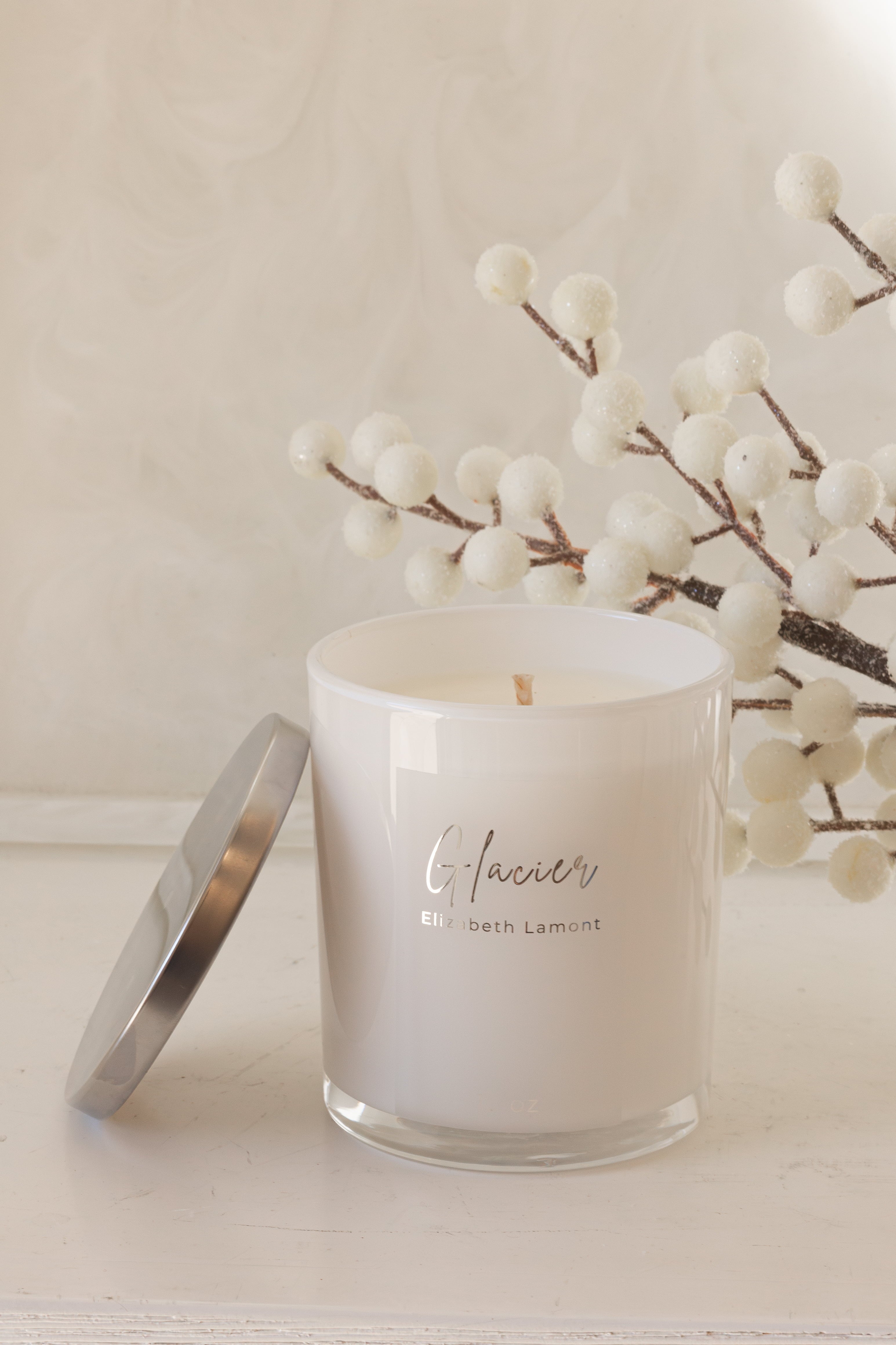 Glacier Candle by Elizabeth Lamont