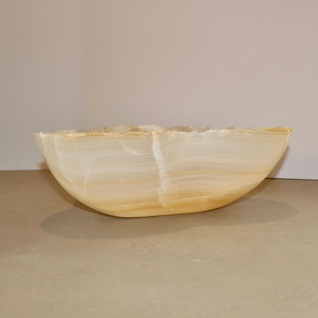 Blanco Quartz Onyx Bowl Home Decor Verona Prive Inc   