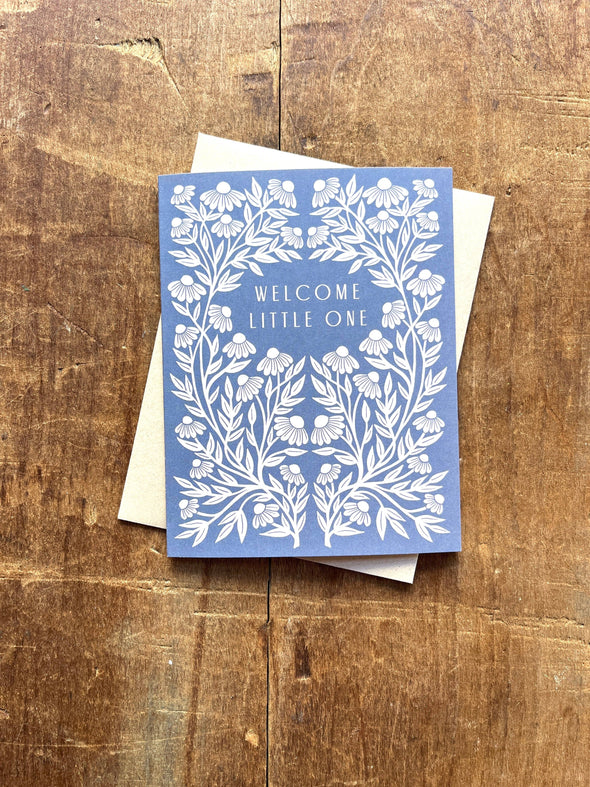 Welcome Little One Greeting Card