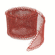 Large Red Mesh Ribbon