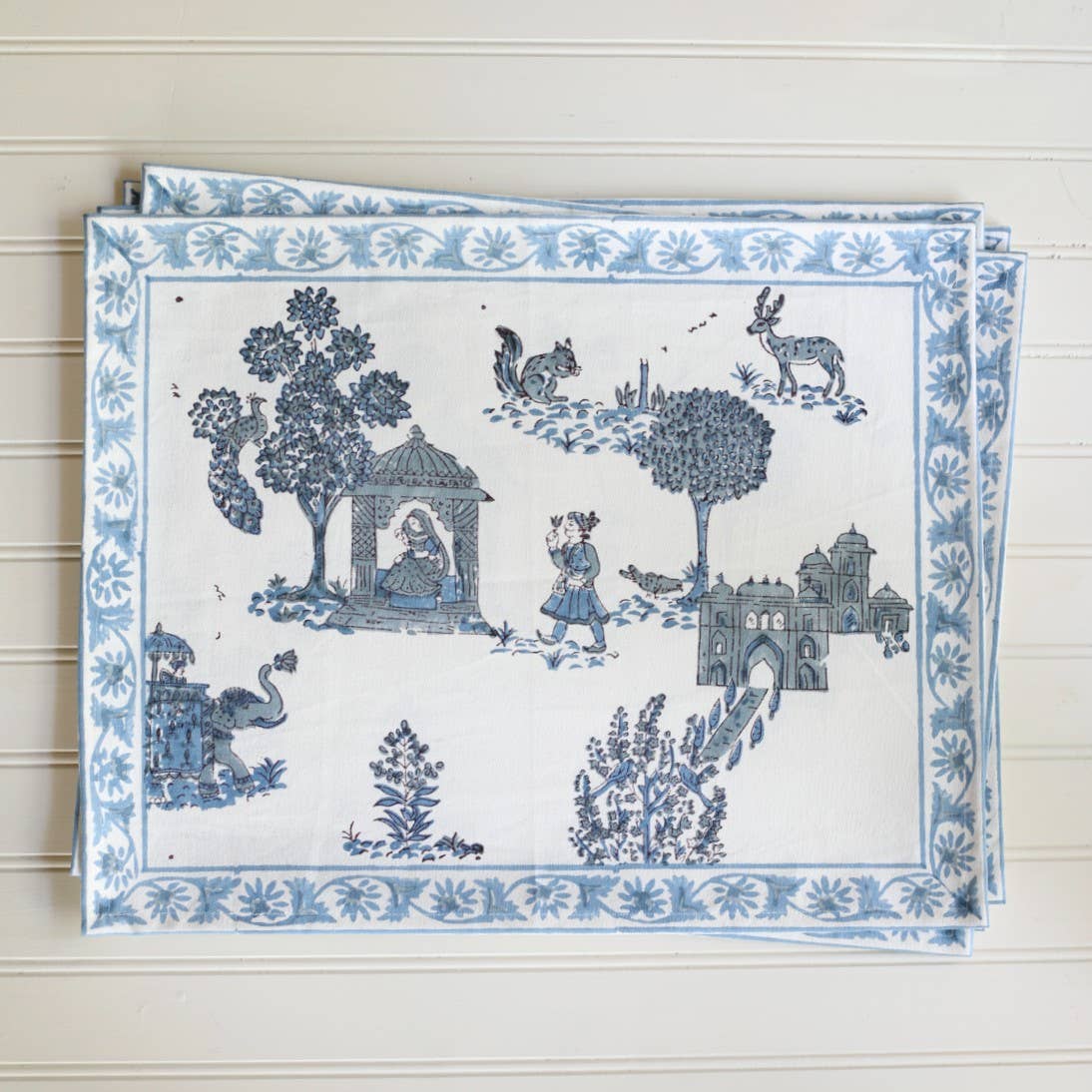 RAJ Blue Napkin (s/4)