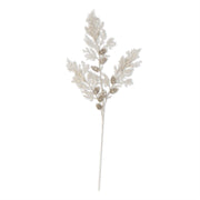 Champagne Glittered Cedar Pine Spray