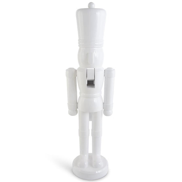 White Nutcracker Soldier Statue