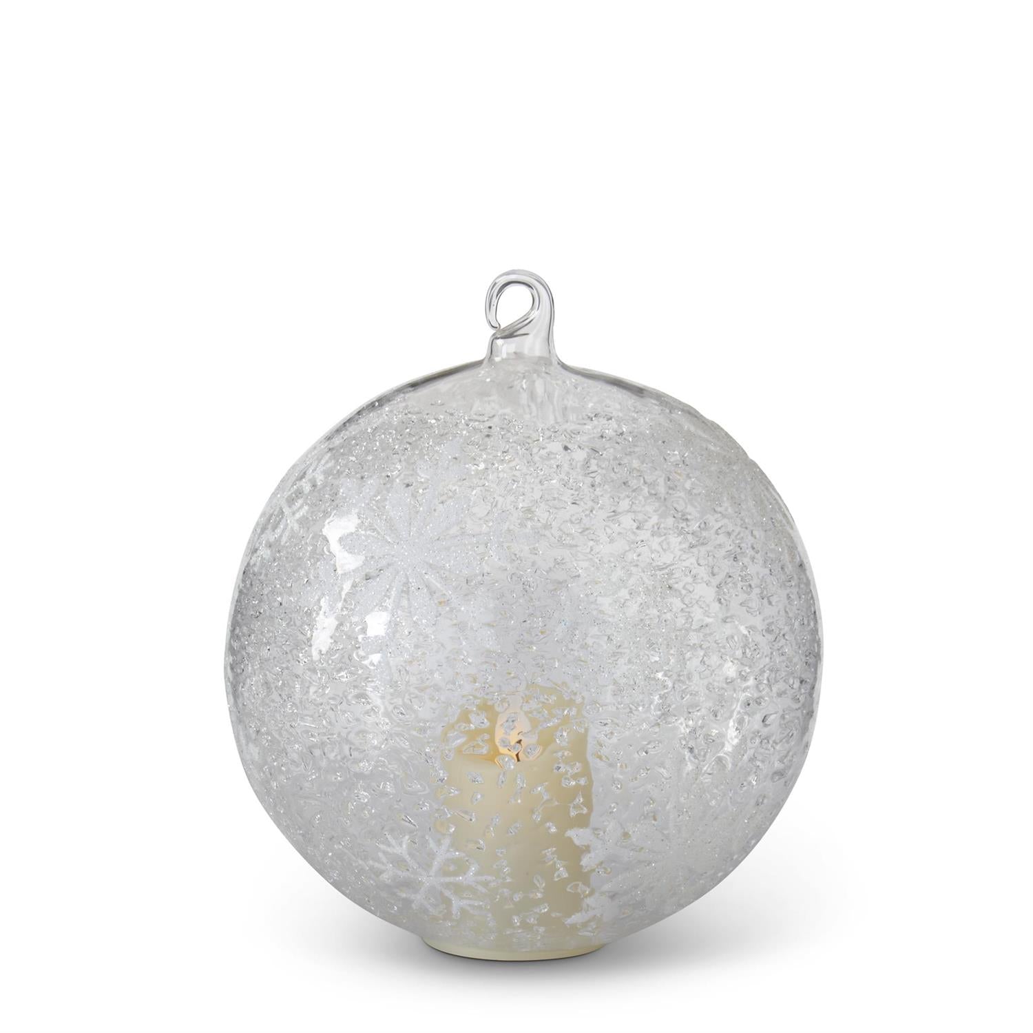 Ice White Snowflakes Ornament