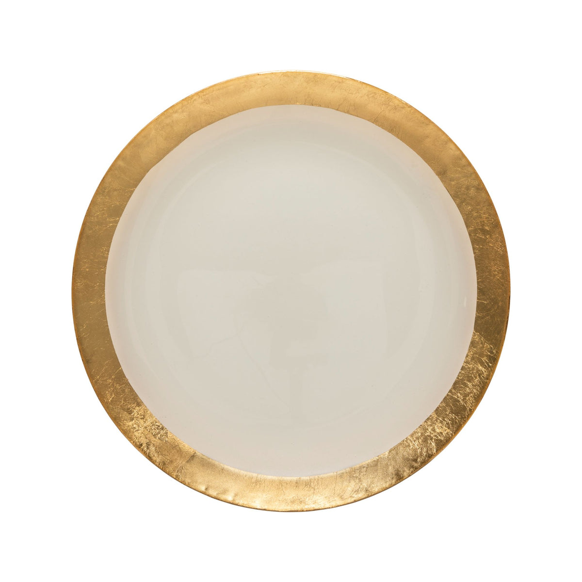 Camilla Gold Band Glass Charger Plate