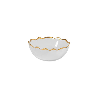 Francesca Scallop Glass Soup/Cereal bowl