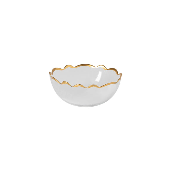 Francesca Scallop Glass Soup/Cereal bowl