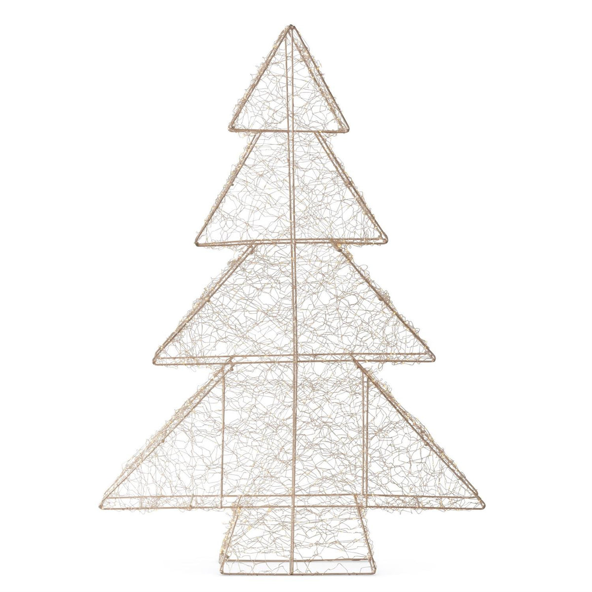 Electric LED Silver Christmas Tree