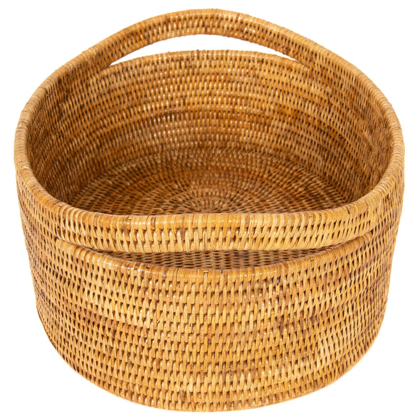 Artifacts Rattan™ Oval Basket: Honey Brown