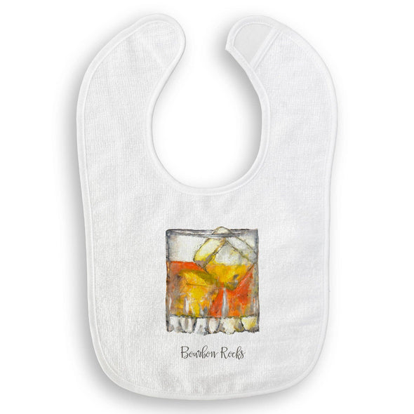 Bourbon Rocks Dishtowel (no words)