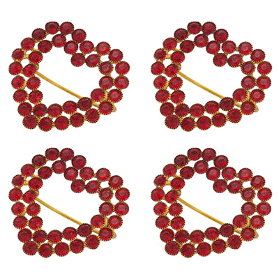 Beaded Heart Napkin Ring