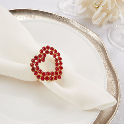 Beaded Heart Napkin Ring