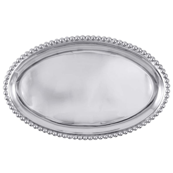 Pearled Oval Platter