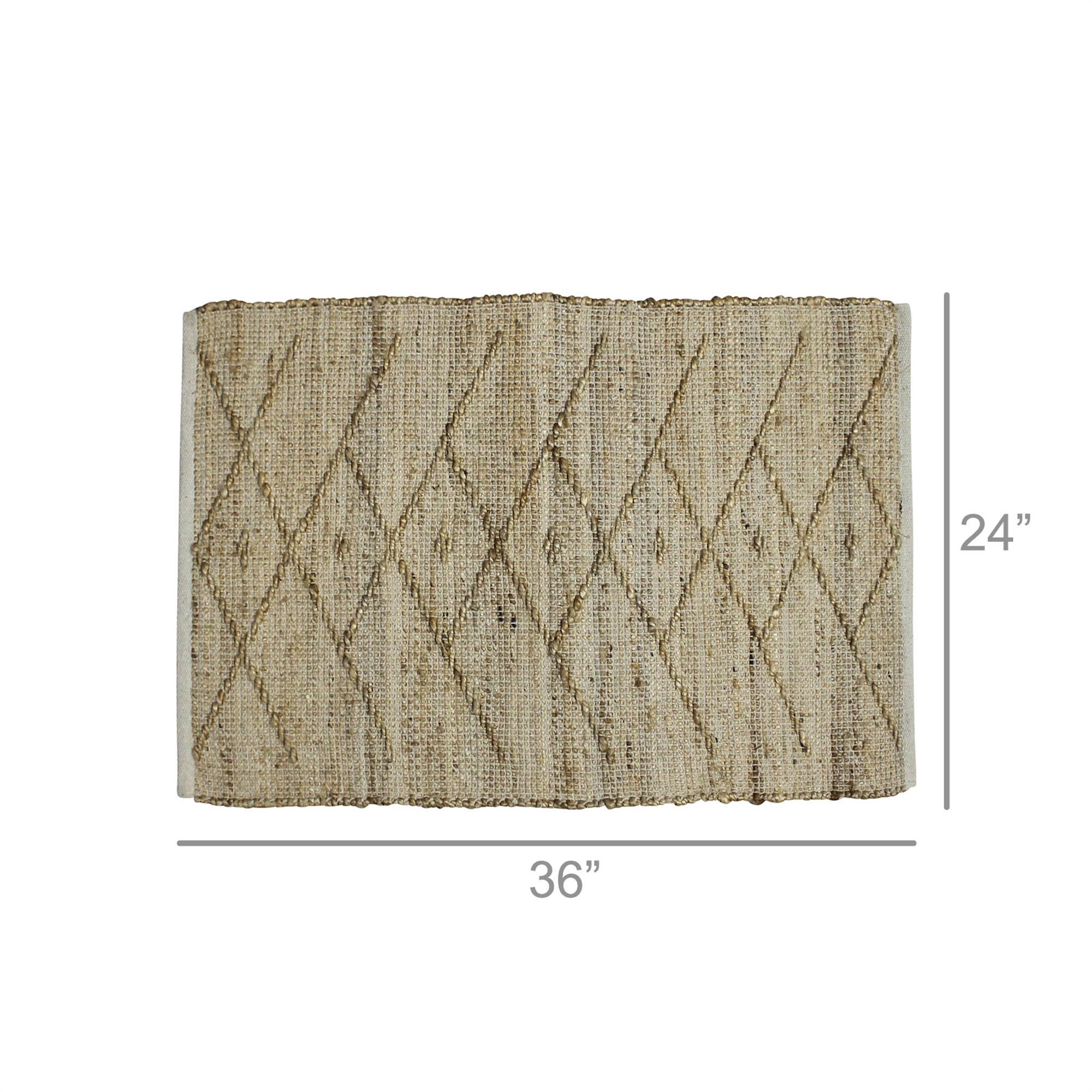Malika Natural Hemp 2x3 Rug