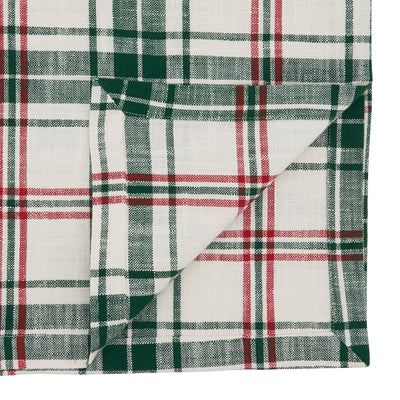 White & Green Plaid Placemat