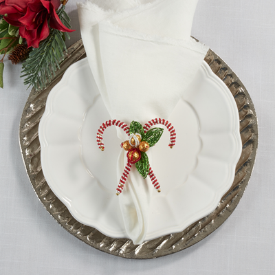 Candy Cane Napkin Rings