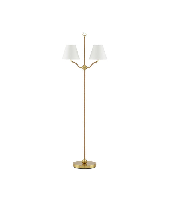 Sirocco Brass Floor Lamp