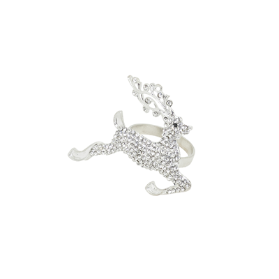 Beaded Reindeer Napkin Ring