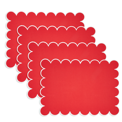 Scalloped Placemat - Set of 4